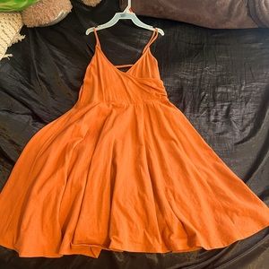 Woman’s Orange Flow dress Size S-M
